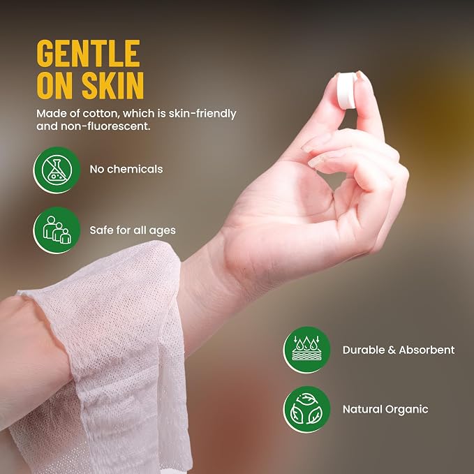 20 PCS Coin Compressed Wipes – Portable Mini Coin Tablets for Travel, Camping, Outdoor, Face and Hand Wipes – Expandable Water-Activated Disposable for Men and Women