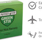 Green Stix Styptic Pencil (3 Pack) | Stops Minor Shaving Nicks, Razor Cuts & Bleeding | Professional Barber & Personal Grooming Accessory