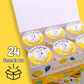 Hand Pop Travel Hand Wipes – 24 Single-Use Alcohol-Free Wet Wipes, Individually Wrapped, Lemon or Fresh Scent, Perfect for Travel, Work & Everyday Use