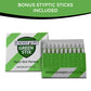 BarberUpp,Razor For Men, Long Handle (Brass) Safety Razor,Free Styptic Sticks,Astra Razor Blades Included, Single Blade Razor Perfect Addition To Your Safety Razor Kit.